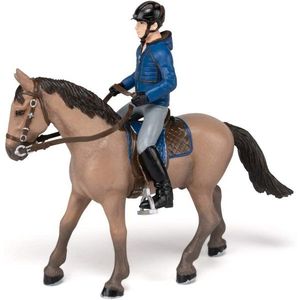 Figurina - Walking Horse and His Rider | Papo imagine