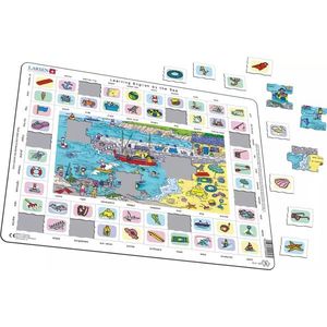 Puzzle - Hai sa invatam engleza - La Mare | Larsen imagine