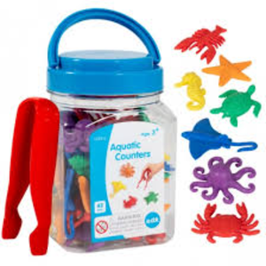Joc educativ - Numarare si sortare - Animale Marine | Edx Education imagine