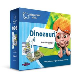 Carte interactiva si creion, Raspundel Istetel, Dinozauri imagine