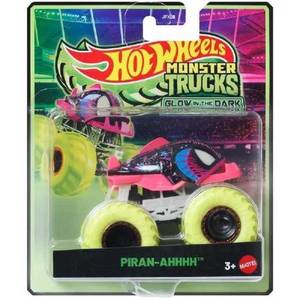 Masina Hot Wheels, Monster Truck, Glow In The Dark, Piran-Ahhhh, 1: 64, JFX13 imagine
