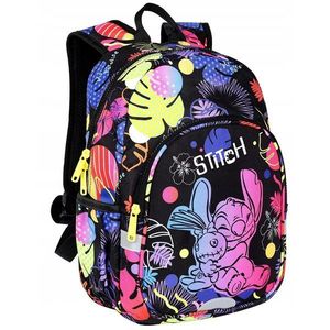 Ghiozdan cu 2 compartimente, Coolpack, Disney Stitch si Toby, Negru imagine