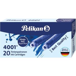 Set 20 patroane, Pelikan, 4001 Cerneala Albastru Royal imagine
