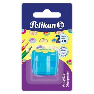 Ascutitoare din plastic, dubla cu container, Pelikan imagine