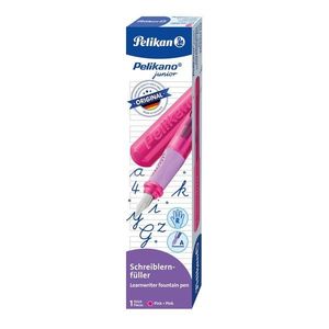 Stilou pentru dreptaci, Pelikano Junior, Penita A, Grip Ergonomic, Roz imagine