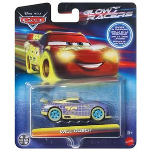 Masinuta din metal, Disney Cars, Glow Racers, Will Rusch, HVF08 imagine