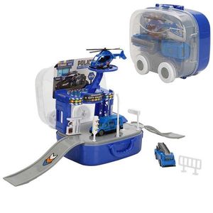 Set de joaca cu vehicule, Maxx Wheels, Car Park, Police imagine