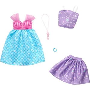 Set de haine si accesorii pentru papusi, Barbie, HRH44 imagine