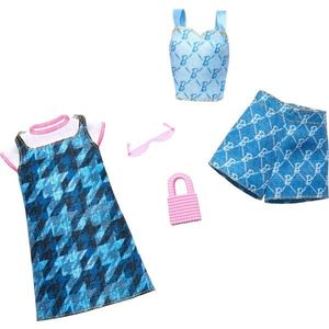 Set de haine si accesorii pentru papusi, Barbie, HRH45 imagine