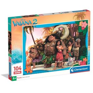 Puzzle Clementoni, Disney Vaiana 2, 104 piese Super imagine