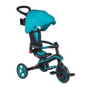 Tricicleta Globber Explorer, 4 In 1, pliabila, Turcoaz imagine