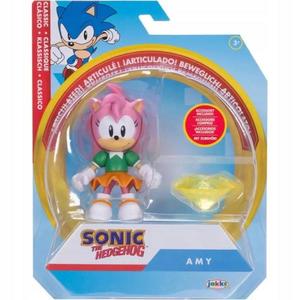 Figurina articulata cu accesoriu, Sonic the Hedgehog, Amy, 10 cm imagine