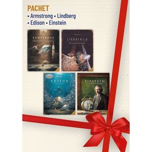 Pachet Armstrong, Lindberg, Edison, Einstein imagine