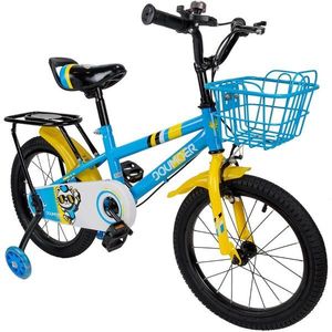 Bicicleta cu roti ajutatoare, Action One Arrow, 16 inch, 5-7 ani, Blue imagine