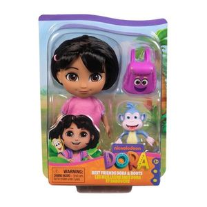 Set 2 figurine si accesoriu, Dora Exploratoarea si Boots, 15 cm, 6071800 imagine
