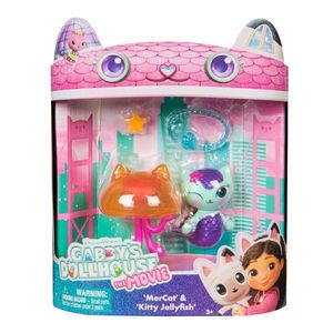 Set 2 figurine Gabbys Dollhouse, Mer Cat si Kitty Jellyfish, 20151836 imagine