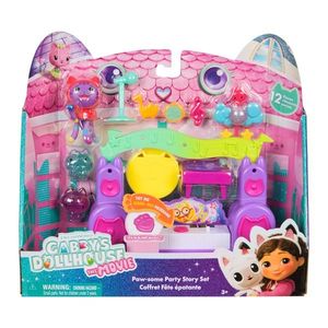 Set de joaca cu figurine, Gabbys Dollhouse, Paw-some Party Story, 12 piese, 6074118 imagine