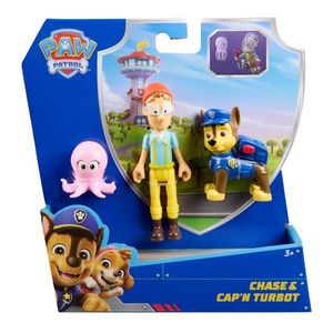 Set 3 figurine, Paw Patrol, Chase Capitanul Turbot, 20151990 imagine