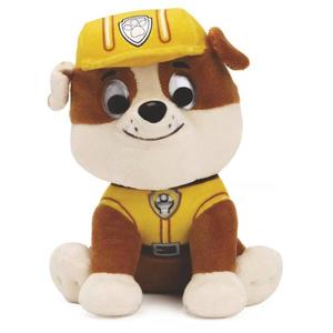 Jucarie de plus, Paw Patrol, Rubble, 15 cm, 20131885 imagine