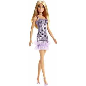 Papusa cu rochie mov, Barbie Glitz, HJR93 imagine