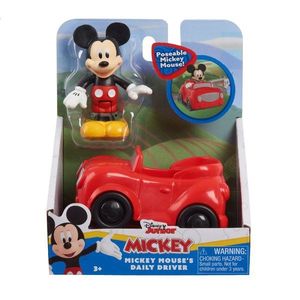 Figurina Disney Mickey Mouse cu masinuta, 38486 imagine