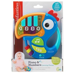 Jucarie interactiva, Infantino, Piano & Numbers, Toucan imagine