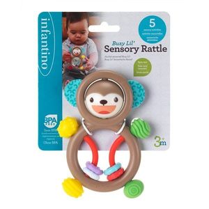 Jucarie bebelusi, Infantino, Sensory Monkey Rattle imagine