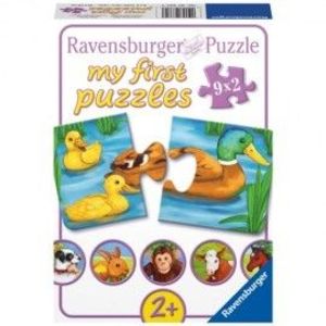 Puzzle animale adorabile 9x2 piese imagine