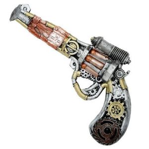 Pistol steampunk latex imagine
