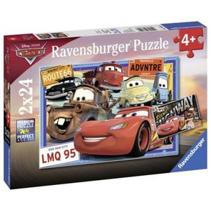Puzzle Cars, 2X24 Piese imagine