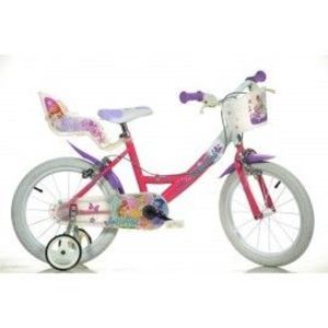 Bicicleta copii 4-6 ani, 16 inch, Winx, Dino Bikes DB164R WX7 imagine