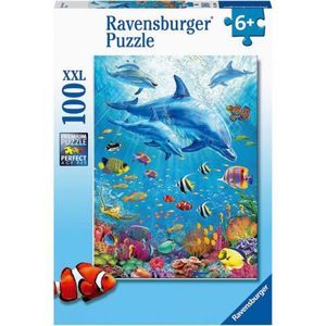 PUZZLE DELFINI SI PESTI, 100 PIESE imagine