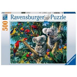 PUZZLE KOALA IN COPAC, 500 PIESE imagine