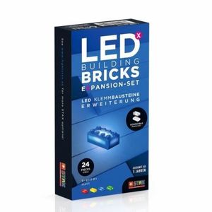 Jucarie - Seturi de constructie cu lumini Stax - Extensie culori mate ( 24 piese) imagine