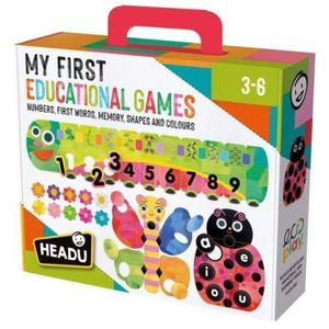 Headu - Ecoplay Primul meu joc Educational memoreaza formele, culorile, numerele si vocalele imagine