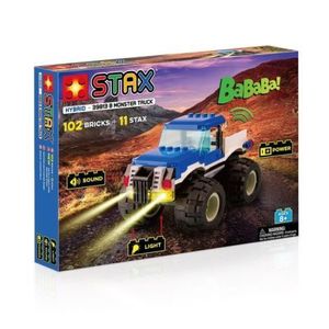 Jucarie Stax Monster truck + Set constructie cu lumini si sunete imagine