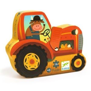 Puzzle Tractor, Djeco imagine
