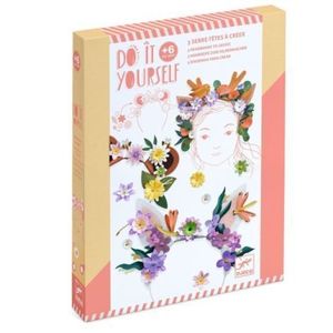 Joc creativ DIY Coronite cu flori, Djeco imagine