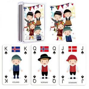 Carti De Joc Royal Din Plastic Educative 3in1 Invata Despre Tarile Europei imagine