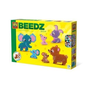 Set creativ copii - Margele de calcat cu Animale Zoo Beedz imagine