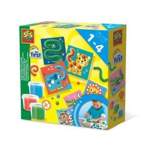 My first - Set creativ copii cu plastilina si cartonase cu animale imagine