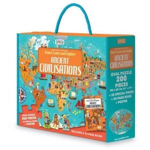 Cunoaste si exploreaza - puzzle civilizatii antice (200 piese) imagine