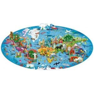 Cunoaste si exploreaza - puzzle planeta pamant (200 piese) imagine