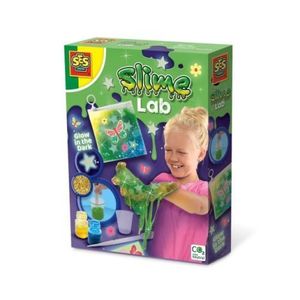 Laborator de slime fosforescent cu sclipici si forme pentru copii imagine