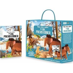 Cunoaste si exploreaza - puzzle epoca preistorica (200 piese) imagine