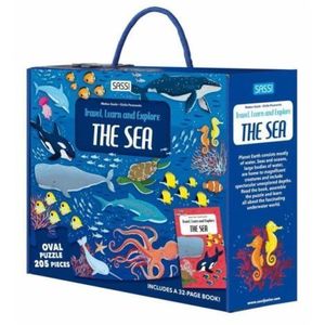 Cunoaste si exploreaza - puzzle mari si oceane (205 piese) imagine