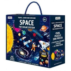 Cunoaste si exploreaza - puzzle sistemul solar (200 piese) imagine