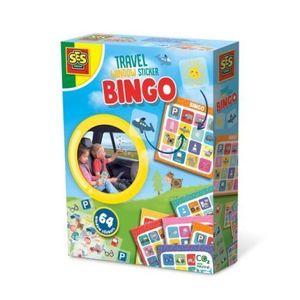 Joc bingo de copii cu stickere - set de calatorie imagine
