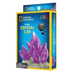 National Geographic - Set educativ Mini laborator de crestere cristale violet imagine