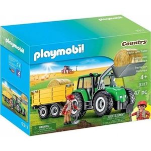 Playmobil - Tractor cu remorca si incarcator frontal imagine